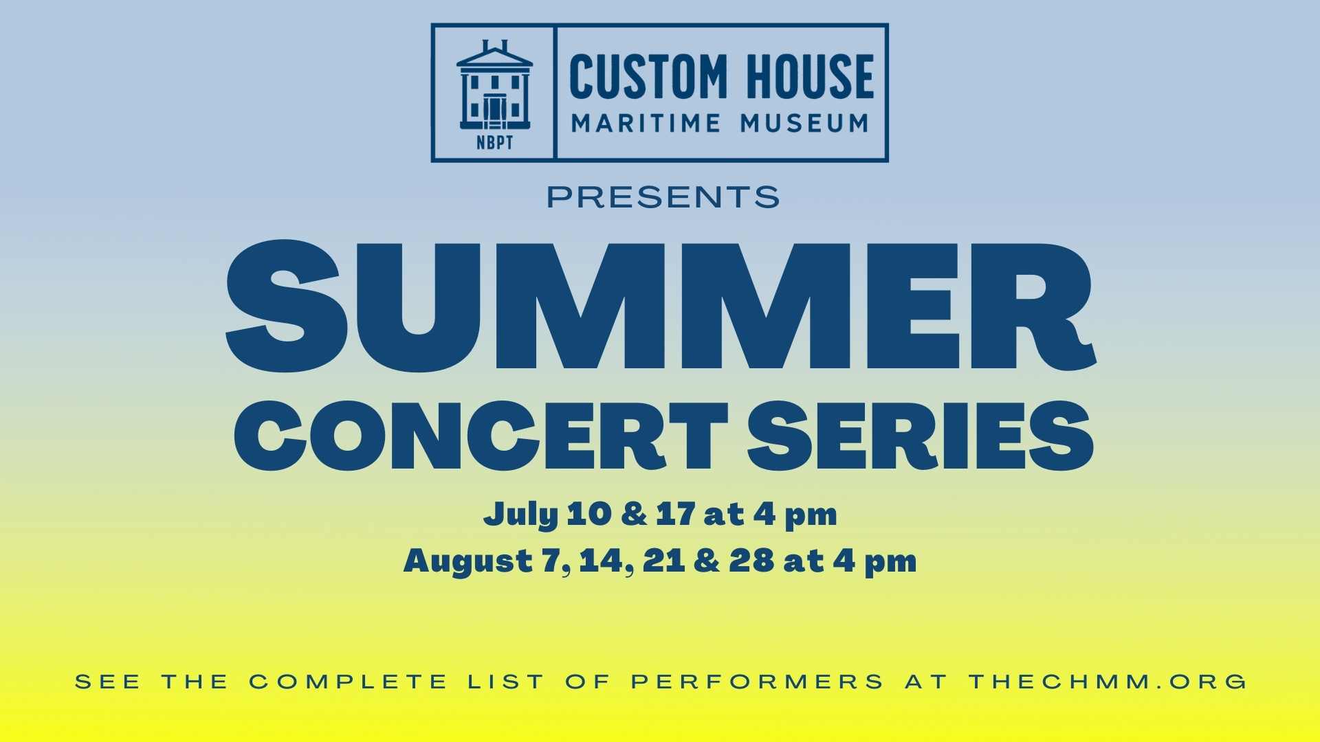 Summer Concert Series Banner