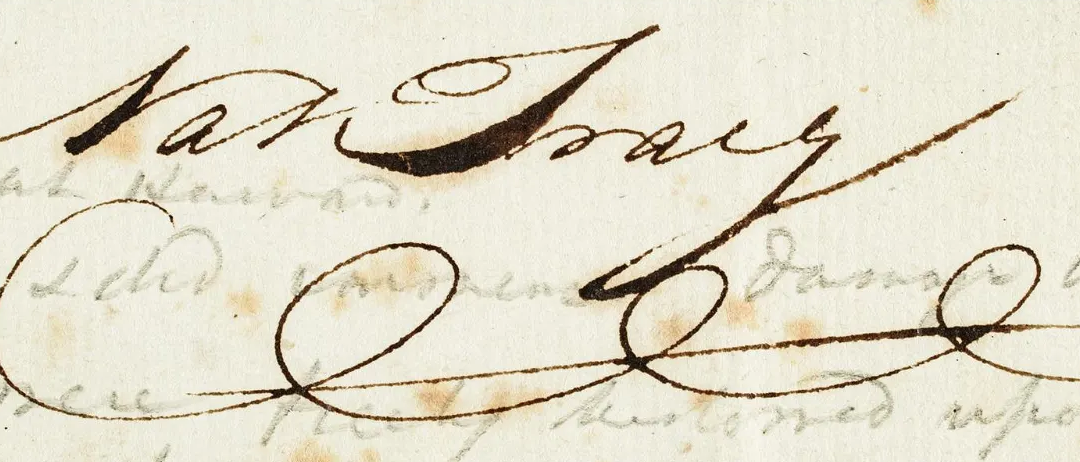 Nathaniel Tracy Letter: Custom House Collection